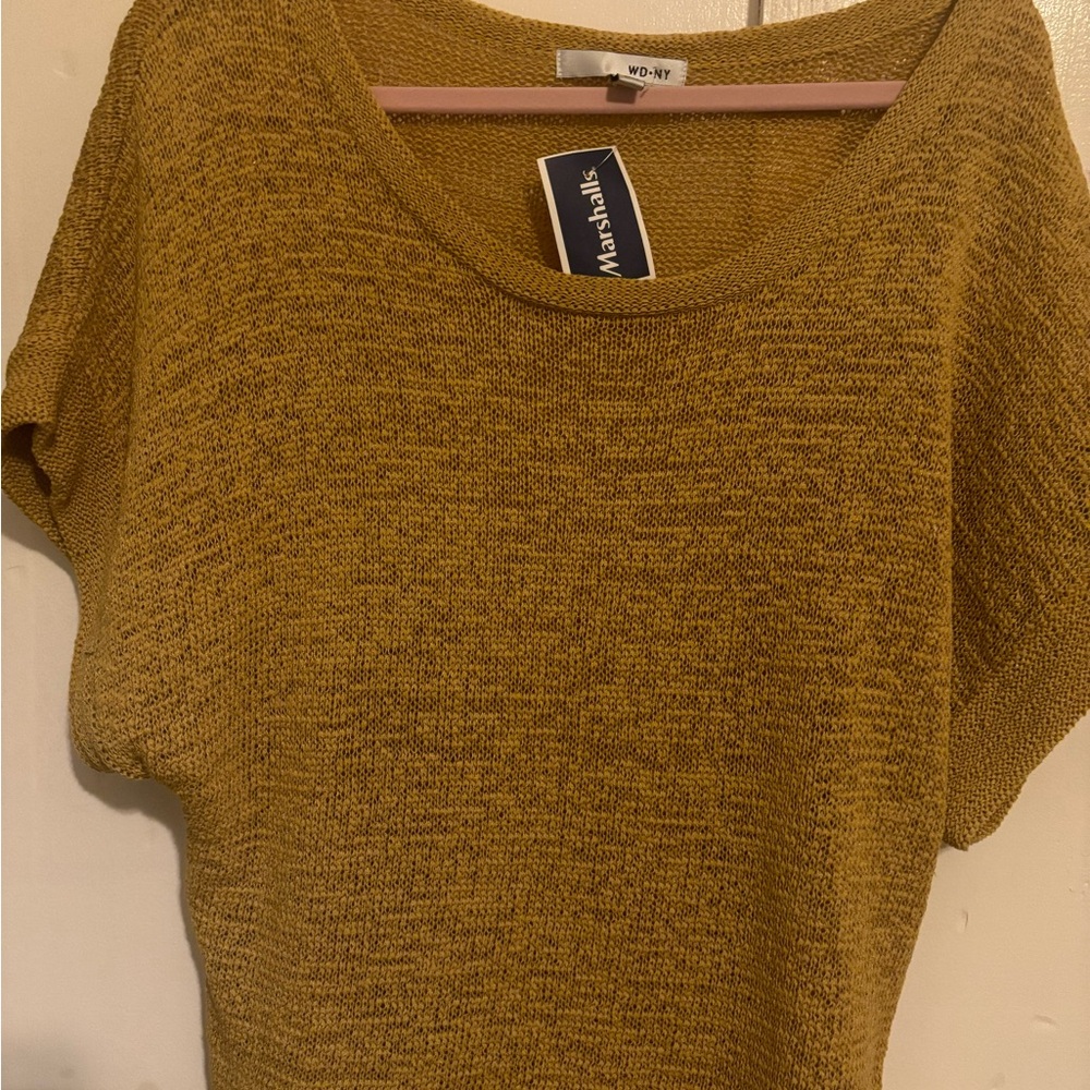 Mustard Knit Top